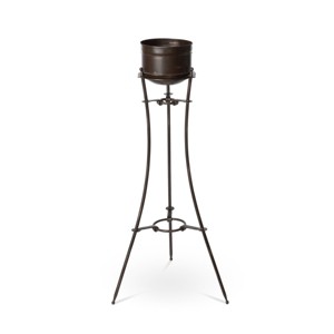 Park Hill Collection Portal Metal Stand and Pot Tall - 1 of 4