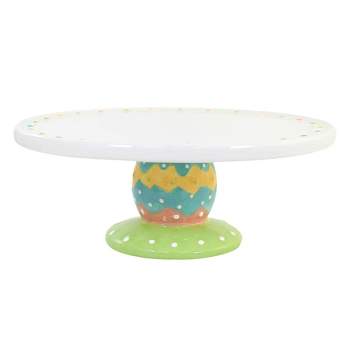 3.25 In Dottie Cake Stand Easter Polka Dots Serving Platters