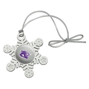 Abilene Christian Secondary Logo Metal Snowflake Christmas Tree Holiday Ornament - 1 of 3