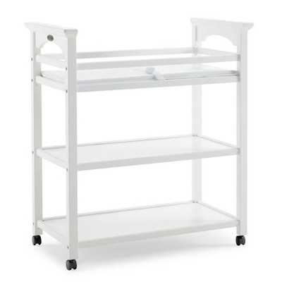 target white changing table