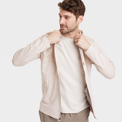 Men Soft Stretch Hooded Full Zip Top - All In Motion | eBay