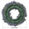 Unique Bargains Spring Farmhouse Front Door Artificial Wreaths for Wall Window Party Decor - image 3 of 4