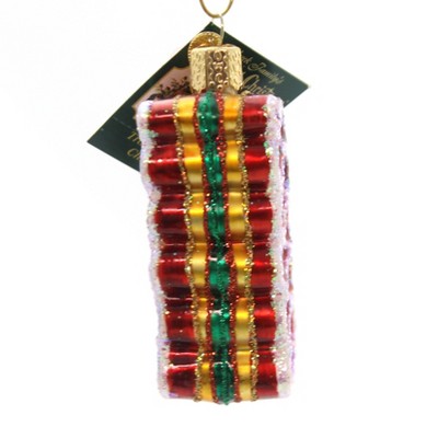 Old World Christmas 3.25 In Ribbon Candy Ornament Sweets Food Tree Ornaments