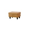 DOMETOUR Semi PU Synthetic Leather Storage Ottoman for Living Room or Bedroom Ginger - 3 of 4