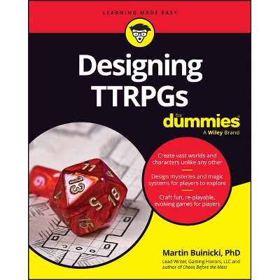 Designing Ttrpgs for Dummies - by  Martin Buinicki (Paperback)