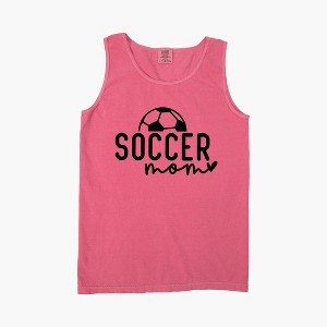 Simply Sage Market Women's Soccer Mom Ball Racerback Tank - 1 of 2