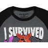Five Nights at Freddy's Boys' I Survived Raglan Long-Sleeve T-Shirt - 3 of 4