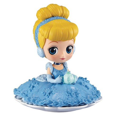 Disney Q Posket Sugirly Cinderella 3 Inch Collectible Pvc Figure Target