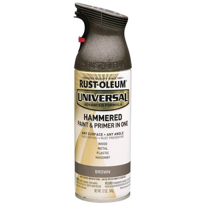 Rust-Oleum 12oz Universal Hammered Spray Paint Brown