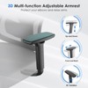 Lirago Ergo High-Back Mesh Chair w/3D Armrests & Adjustable Headrest/Lumbar - Black - 4 of 4