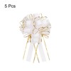 Unique Bargains Christmas Wedding Car Basket Gift Wrapping Big Pull Bow 5 Pcs - 3 of 4