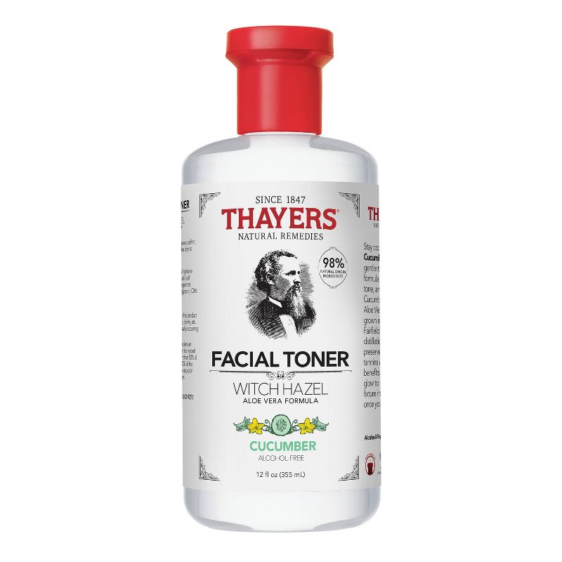 Thayers Natural Remedies Witch Hazel Alcohol Free Toner with Cucumber, 1 of 15