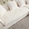 MAYEERTY Beige Boucle 3-Seater Sofa - Right Facing for Apartment & Office - 4 of 4