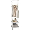 Corner Coat Racks, Heavy Duty Clothing Rack, Freestanding Garment Rack, Metal Clothes Racks Shoes Shelf Organizer for Entryway Bedroom - 2 of 4