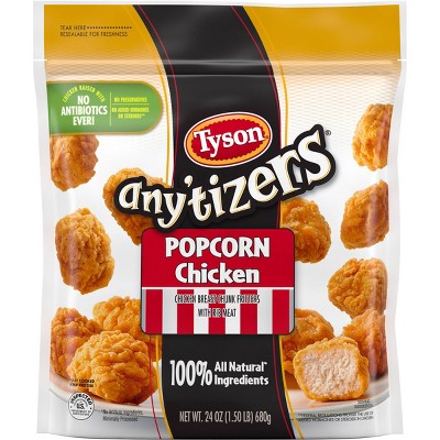 Tyson Any'tizers Frozen All Natural Popcorn Chicken - 24oz