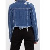 Women's Katrina Destroyed Fitted Denim Jacket - CELLO - image 2 of 3