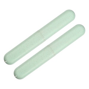 Unique Bargains othbrush Travel Case Traveling PP Portable Toothbrush Holders Cases  for Business 8.07''x1.22''x0.83'' - 1 of 4