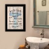 "Wash Your Hands" By Debbie DeWitt, Ready to Hang Framed Print, Black Frame - 2 of 4