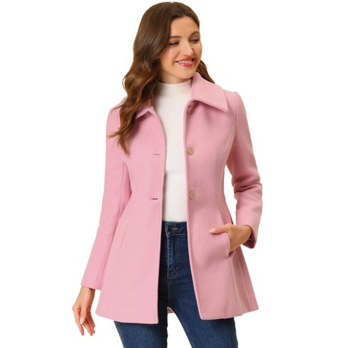 Womens 2024 blush coat