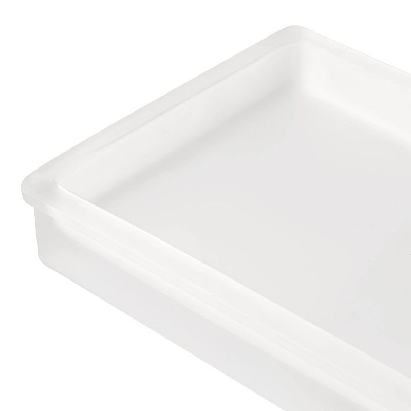 Frosty Glass Bathroom Tray White - Allure Home Creations, 2 of 4