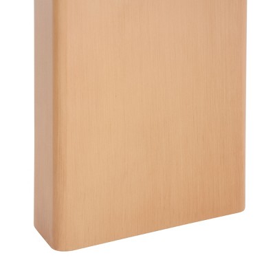 Natural Wood and Metal Rectangle Hallway Table