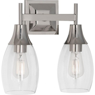 Robert Abbey Lighting Grace 2 - Light Wall Light in  Polished Nickel