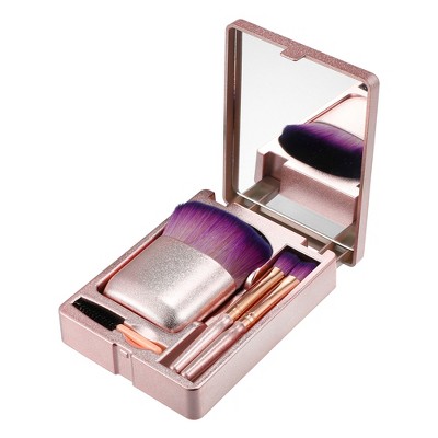 Unique Bargains Eye Makeup Brushes Travel Makeup Brush Set 4Pcs