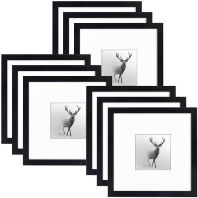 Americanflat 8" x 8" Picture Frames for Grid Gallery - Black
