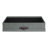 Bigso Sverker Canvas Fiberboard Storage Box with Lid, Legal, Art & Paper Organizer, 17.1"x12.2"x3.3" - 4 of 4