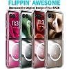 Nakedcellphone Clear Case for Motorola RAZR ULTRA 2025 Flip Phone - Compatible with MagSafe - 3 of 4