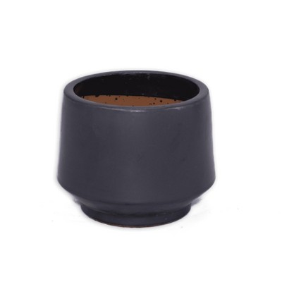 SpassWay 15" Dia Outdoor Indoor Ceramic Planter Pot Decorative Planter with Drainage Hole Patio Flower Pot