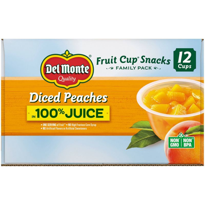 Del Monte Diced Peaches Fruit Cup, 5 of 6