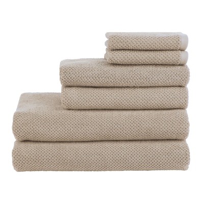 Nate Home By Nate Berkus 100% Cotton 6-piece Bath Towel Set - Fossil ...