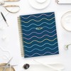 Blue Sky Livewell Weekly/Monthly Spiral Coil Planner 7x9 Laminated Lynnie Navy Waves - 2 of 4
