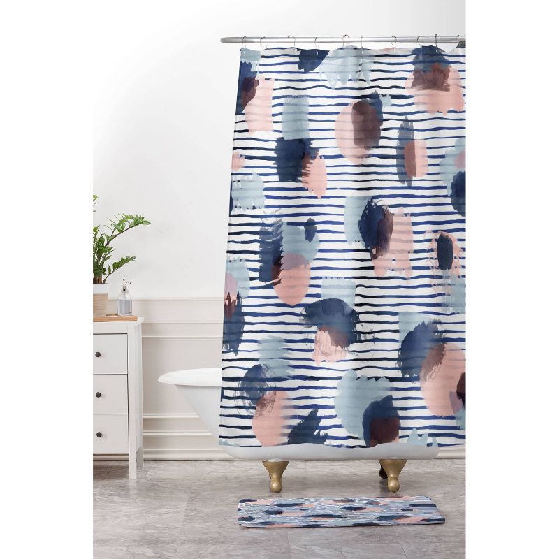 Graphic Thoughts Blue Shower Curtain Blue - Deny Designs, 4 of 7