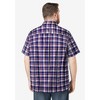 KingSize Short-Sleeve Plaid Sport Shirt - 3 of 4