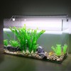 Unique Bargains Plastic Fish Tank Aquarium Decorations Artificial Water Plants Grass Green 12.2" 5 Pcs - image 2 of 4