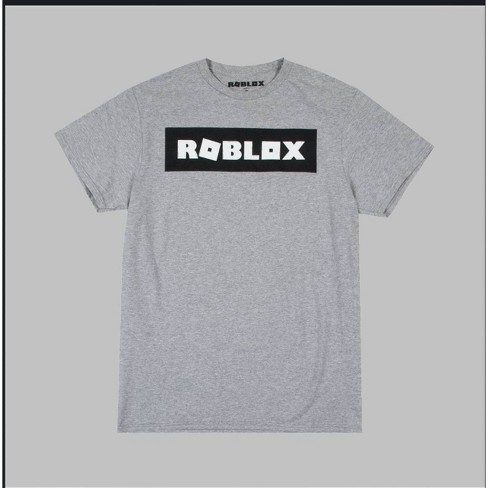 Men S Roblox Logo Short Sleeve Graphic T Shirt Gray S Target - pepsi man t shirt roblox