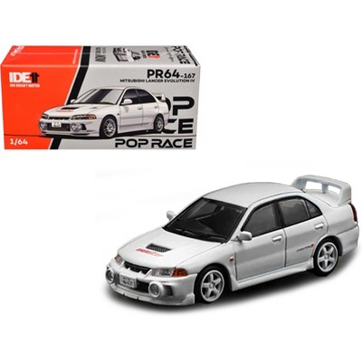 Mitsubishi Lancer Evolution IV RHD White "Indonesia Diecast Expo 2024 Exclusive" 1/64 Diecast Model Car by Pop Race