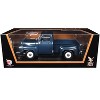 1953 Ford F-100 Pickup Dark Blue 1/18 Diecast Model Car by Road Signature - 3 of 4
