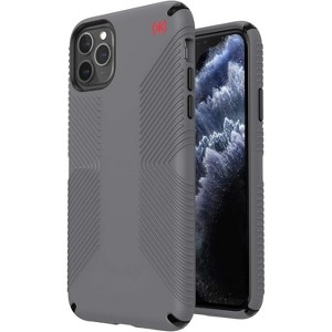 Speck Presidio2 Grip Apple iPhone 11 Pro Max - Graphite Gray, Cathedral Gray, Black / Red - 1 of 4