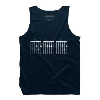 Men's Design By Humans Rocking Dad Guitar Chords By Hoangcathrine Tank Top  - Royal - Large : Target