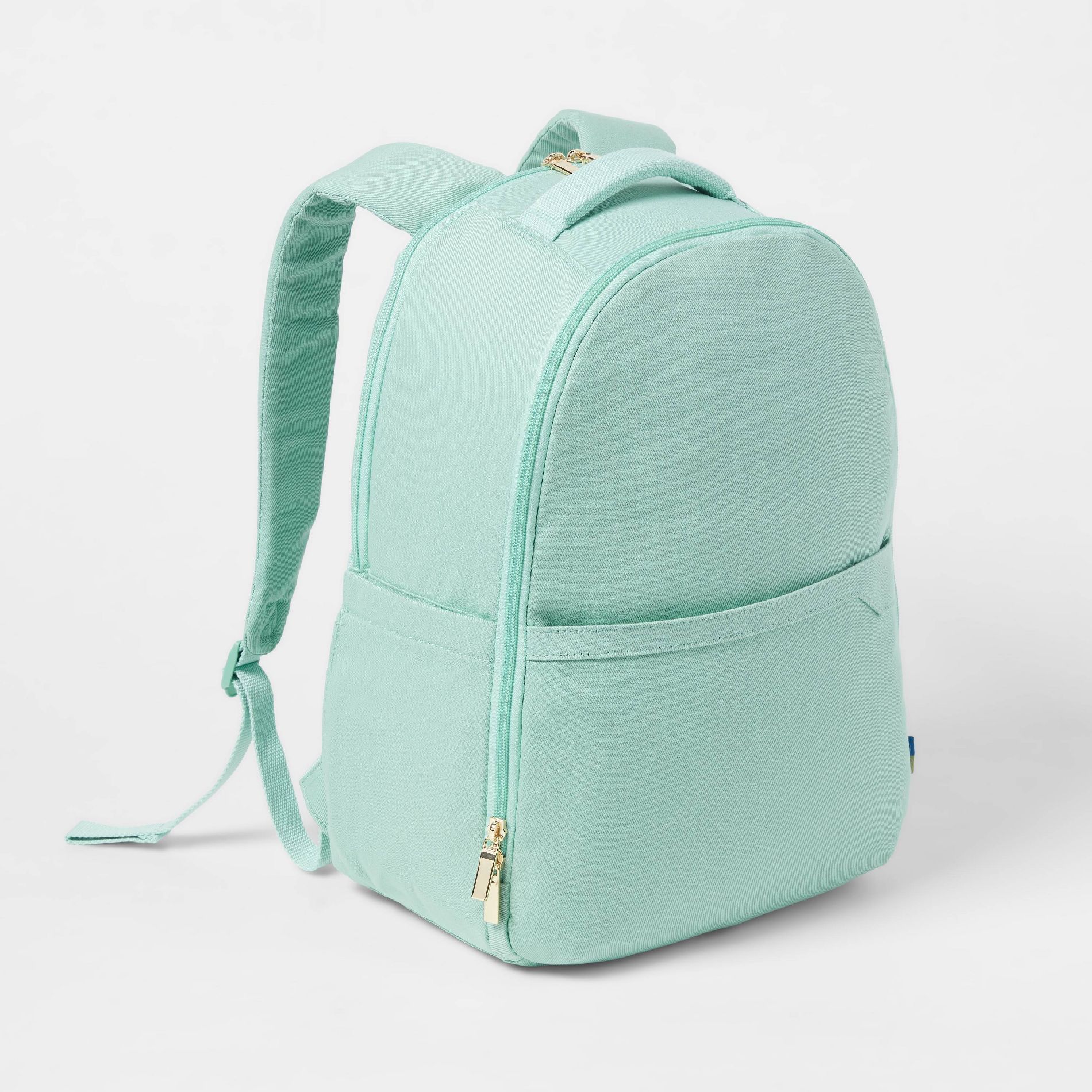 21L 17.5'' Canvas Backpack - Open Story™ Sage: Fits 15'' Laptop