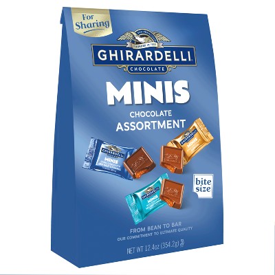 Ghirardelli Dark Chocolate Mint Candy Squares - 6.38oz : Target