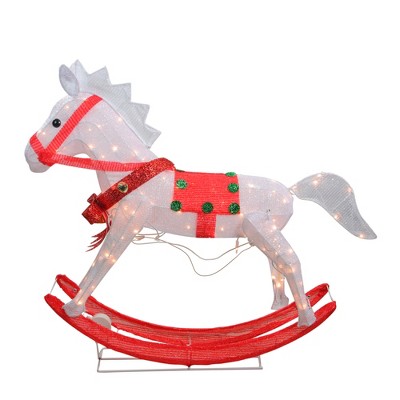 red rocking horse