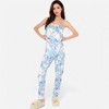 Anna-Kaci Lounge Women's Floral Print 3-Piece Pajama Set with Long Cardigan and Elastic Waist Pants - 4 of 4