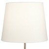 360 Lighting Bunny 19 3/4" High Rabbit Small Farmhouse Rustic Modern Accent Table Lamps Set of 2 Gray White Shade Living Room Bedroom Bedside - 3 of 4