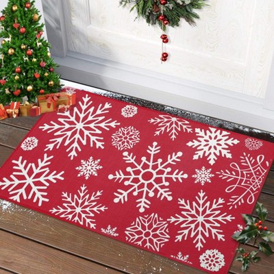 Christmas Welcome Mat for Front Door