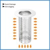 Unique Bargains Stainless Steel Bathroom Kitchen Hair Floor Drain Strainer - 3 of 3