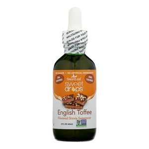 SweetLeaf Sweet Drops English Toffee Stevia Sweetener - 2 fz - 1 of 4